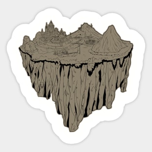 Floating Island Sticker